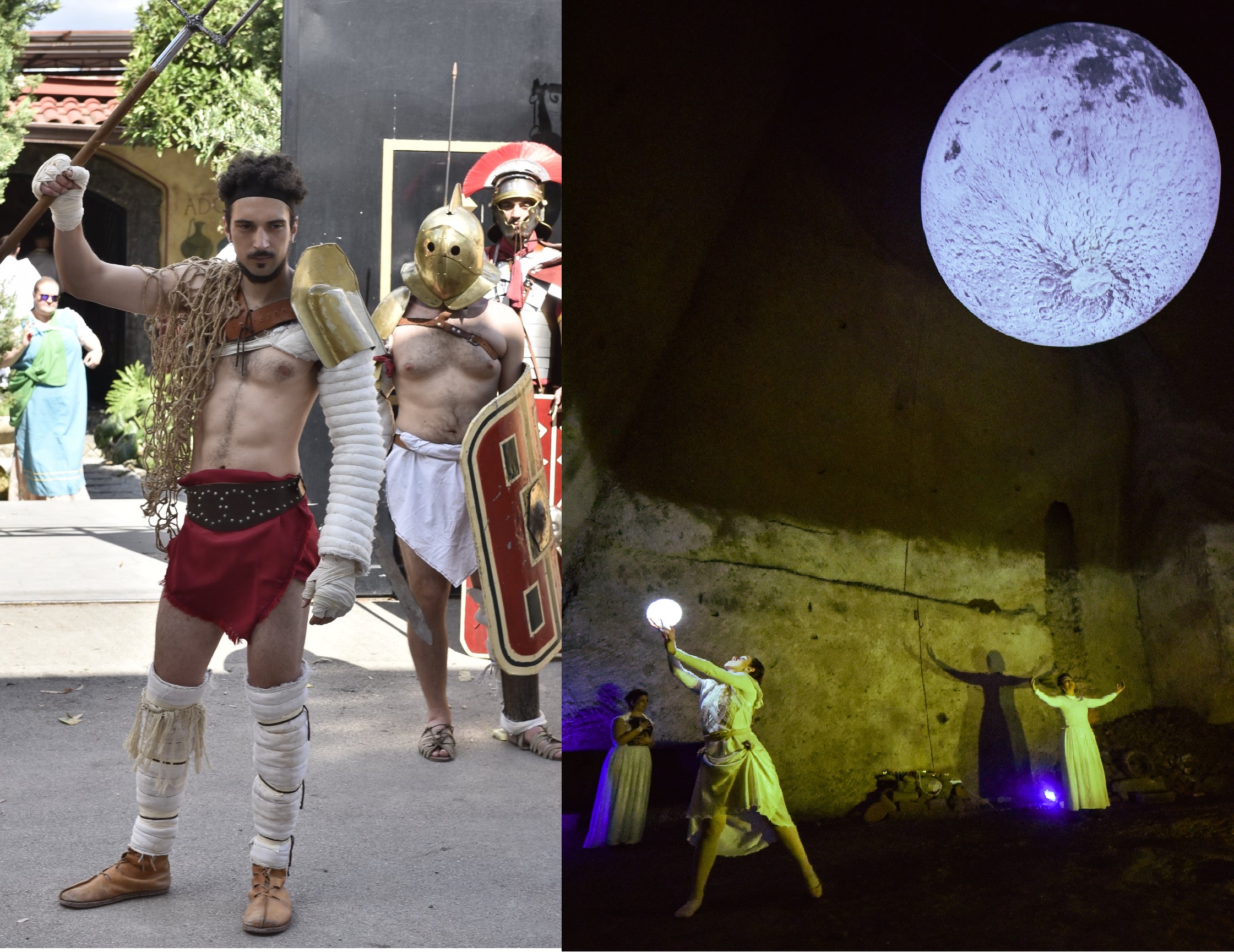 Apertura straordinaria dell'Anfiteatro campano, in scena Il Lanista Lentulo Batiato e Selene e il mito di Cassiopea